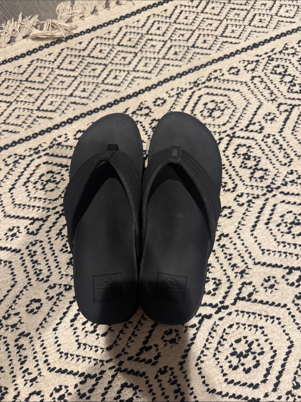 Reef Black Foam Flip Flop Sandals